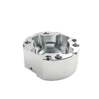 パーソナライズされた工業用CNC部品 銀金属回転加工部品