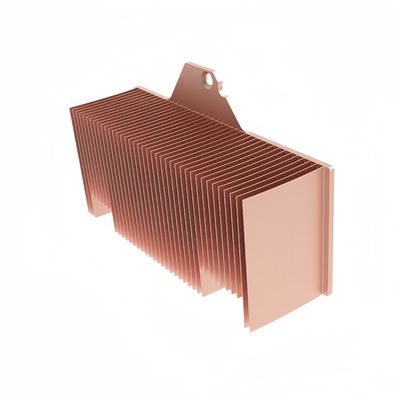 0.5mm スキーブフィン 換熱器のフィンのチューブのための塗装されたヒートシンク