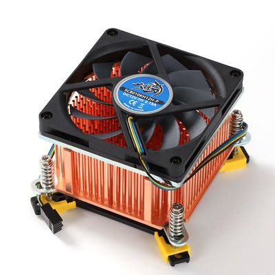 ODM スキーブフィンヒートシンク アノード化精密電子部品