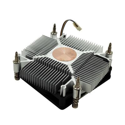 ODM スキーブフィンヒートシンク アノード化精密電子部品