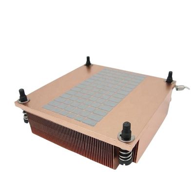 純銅スキードヒートシンクCNC加工プロセス パーソナライズドフィンピッチ