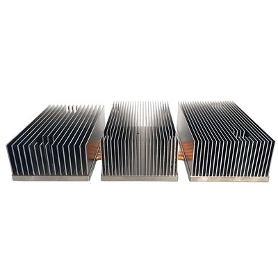 CNC スキーブフィンヒートシンク プロセス スキーブン銅管ヒートシンク