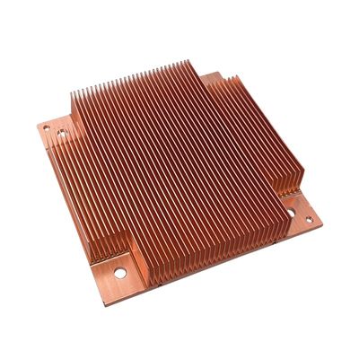 電子スキーブフィンヒートシンク スクロールマウント カスタマイズされたヒートシンク精度