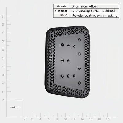 定製可能および保護性産業用用アルミニウムフロントパネル