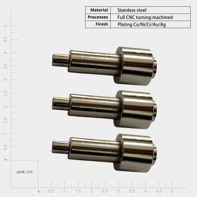 精密加工されたCNC回転部品 銅合金塗装 Cu/Ni/Cr/Au/Ag仕上げ