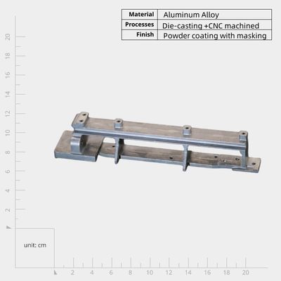 OEM メタル製造サービス 防塵 安価 アルミ ブレーケット パーツ 厳しい環境のために