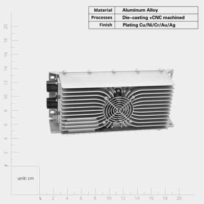 高耐久性 アルミ合金 工業用電子機器用 鋳型熱槽