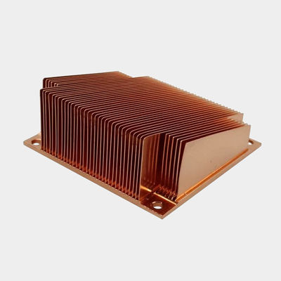 電子部品のためのカスタマイズされたスキーブフィン銅熱槽