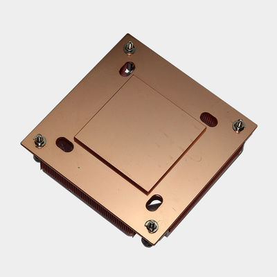 カスタマイズされた銅スキーブフィンヒートシンクフィンヒートシンクスクリューマウント AMD Intel GPU/CPU