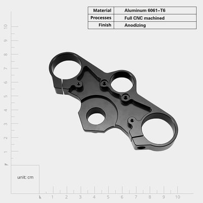 OEM CNC 鍛造 アルミ合金 上部 CNC 機械 バイク 上部 トリプルクランプ 上部フォークホルダー パネル