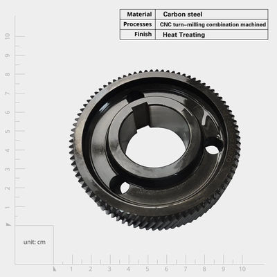 オーダーメイド 鋼鉄ギア ピニオン 伝送 スポン 加工機械のための螺旋ギア CNCフライディングマシン