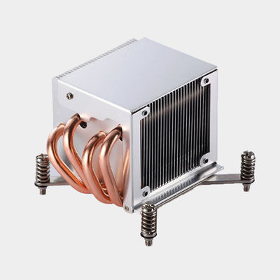 電子機器のためのカスタマイズされたフィンの密度 スキーフインとチューブ熱交換器