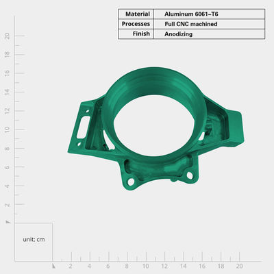 5軸先端技術で加工されたCNC精密部品 0.001mm