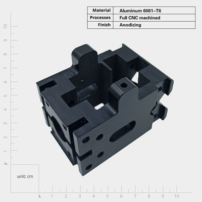 精密アルミニウム+/-0.001mmの許容度を持つカスタムCNC加工部品