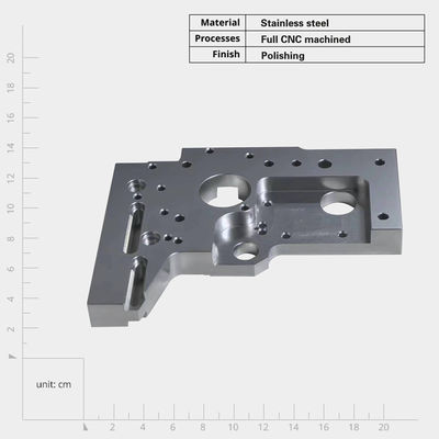 パーソナライズされたCNC加工された表面磨き機部品 磨き容量 -0.001mm